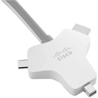 White Cisco HDMI Type A video cable adapter with multiple connectors and 2.5 m length.