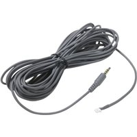 Gray Cisco microphone cable with coiled design and 3.5mm jack connector.