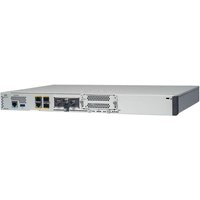 Cisco Catalyst 8200 grey wired router with multiple Ethernet ports and vented panel on the side.