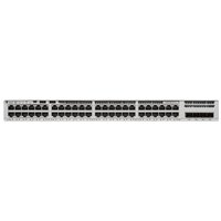 Grey Cisco Catalyst 9200L Managed L3 switch with multiple Ethernet ports and sleek rectangular design.