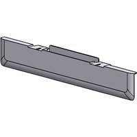 Gray Cisco video conferencing cable cover with rectangular shape and smooth edges.