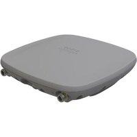 Grey Cisco CW9163E-E wireless access point with rounded edges and PoE ports on the side.
