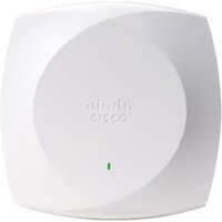 White Cisco CW9174e wireless access point with rounded square design and small green LED indicator.