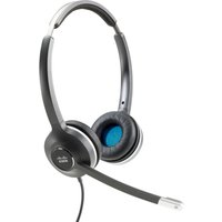 Cisco Headset 532, wired dual on-ear with black cushioned ear pads, adjustable headband, and quick disconnect feature.