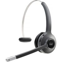 Cisco Headset 561, wireless single on-ear DECT, black and silver with padded ear cup and adjustable headband.