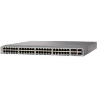Cisco Nexus N9K-C92348GC-FX3 switch, silver, 48 Ethernet ports, compact rack-mount design.