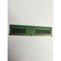 Green Cisco 16GB memory module with black chips and gold connectors for network equipment.