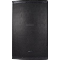 Black Citronic CUBA-12 passive speaker cabinet with textured grille and curved edges.