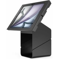 Black Compulocks iPad Air M2 13" Apex Enclosure with angled stand and secure tablet holder.