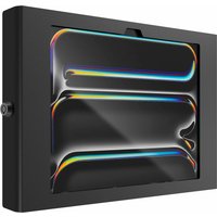 Black Compulocks iPad Pro M4 & M5 11" wall mount with sleek, secure enclosure and cutout for screen visibility.