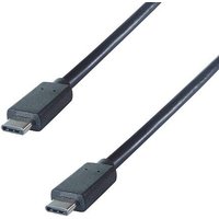 Black connektgear 1.8m USB 4 cable, Type C male to Type C male, supports 240W, SuperSpeed 40Gbps.