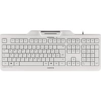 Grey Contour Design KC 1000 SC USB QWERTZ keyboard with German layout, numeric keypad, and function keys.
