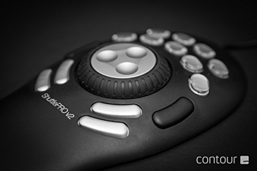 Black ergonomic keyboard with a circular control dial and multiple buttons, featuring a sleek design and a smooth matte finish, ideal for comfortable use.