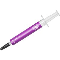 Purple Cooler Master CryoFuze thermal paste syringe with white plunger and black nozzle, 14 W/m·K, 2 g.