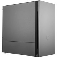 Black Cooler Master Silencio S400 Midi Tower with sleek design and minimalistic front panel.