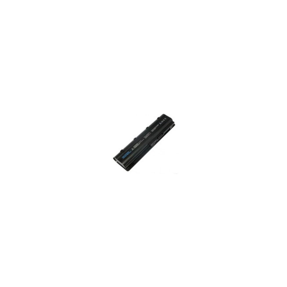 Black laptop spare part battery with a sleek design and multiple connection points, labeled as CoreParts MBI51081, suitable for various laptop models.