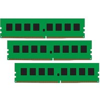 Green CoreParts MMKN112-32GB DDR4 memory module with black chips and gold connector edge.