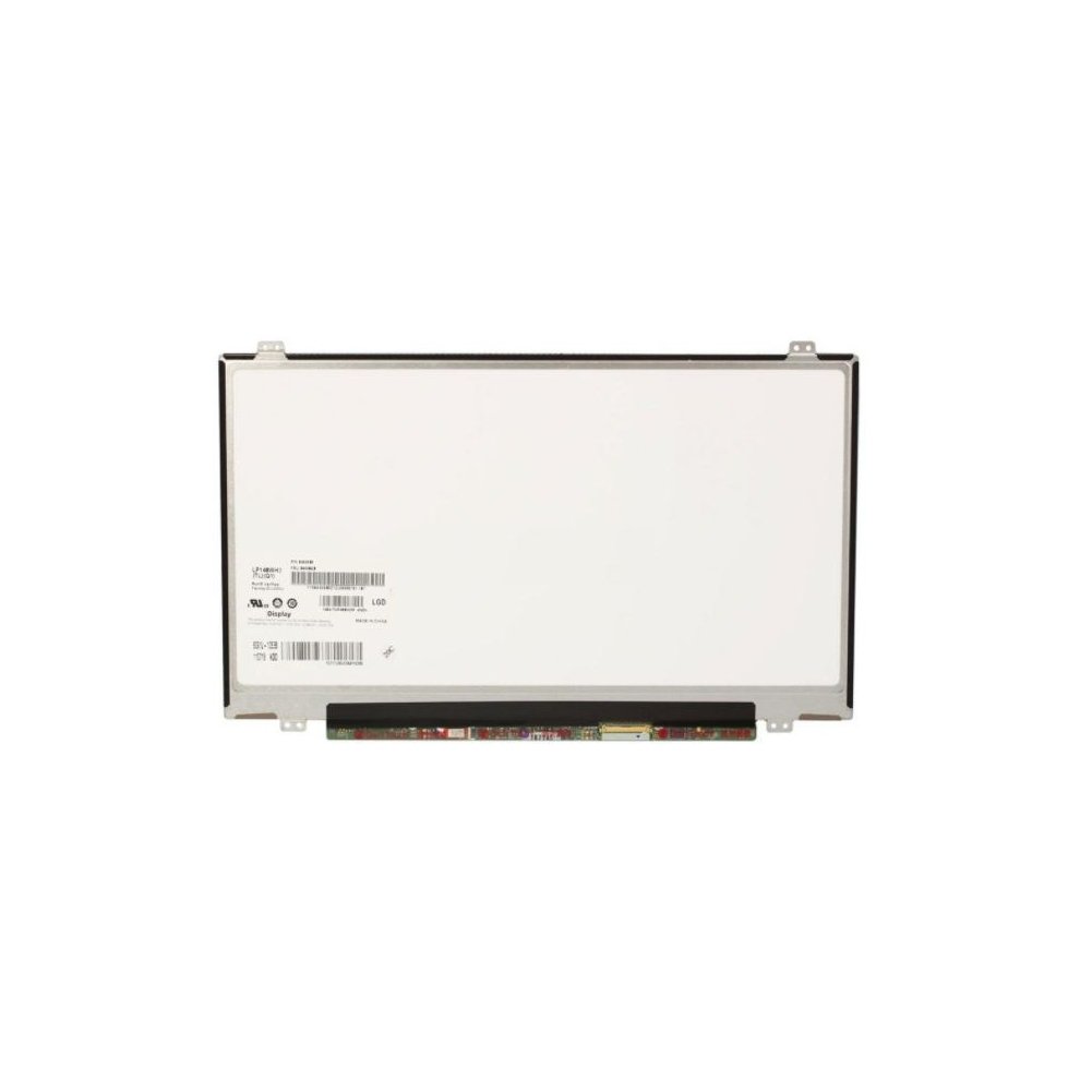 CoreParts MSC140H40-036M laptop display spare part, featuring a flat rectangular shape, metallic frame, and a white screen surface with a barcode label on the back.
