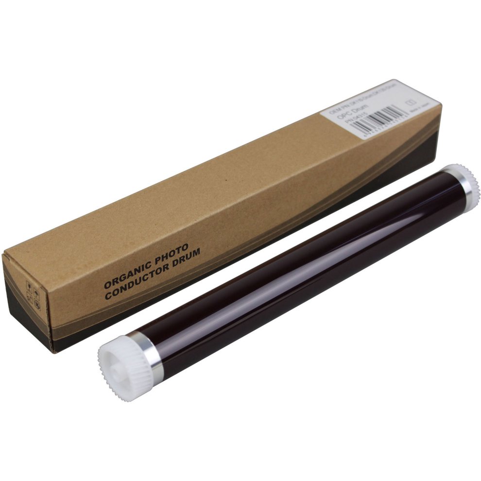 CoreParts MSP4315 printer drum in a sleek, cylindrical design with a dark brown finish, packaged in a simple brown cardboard box with a minimalistic label.
