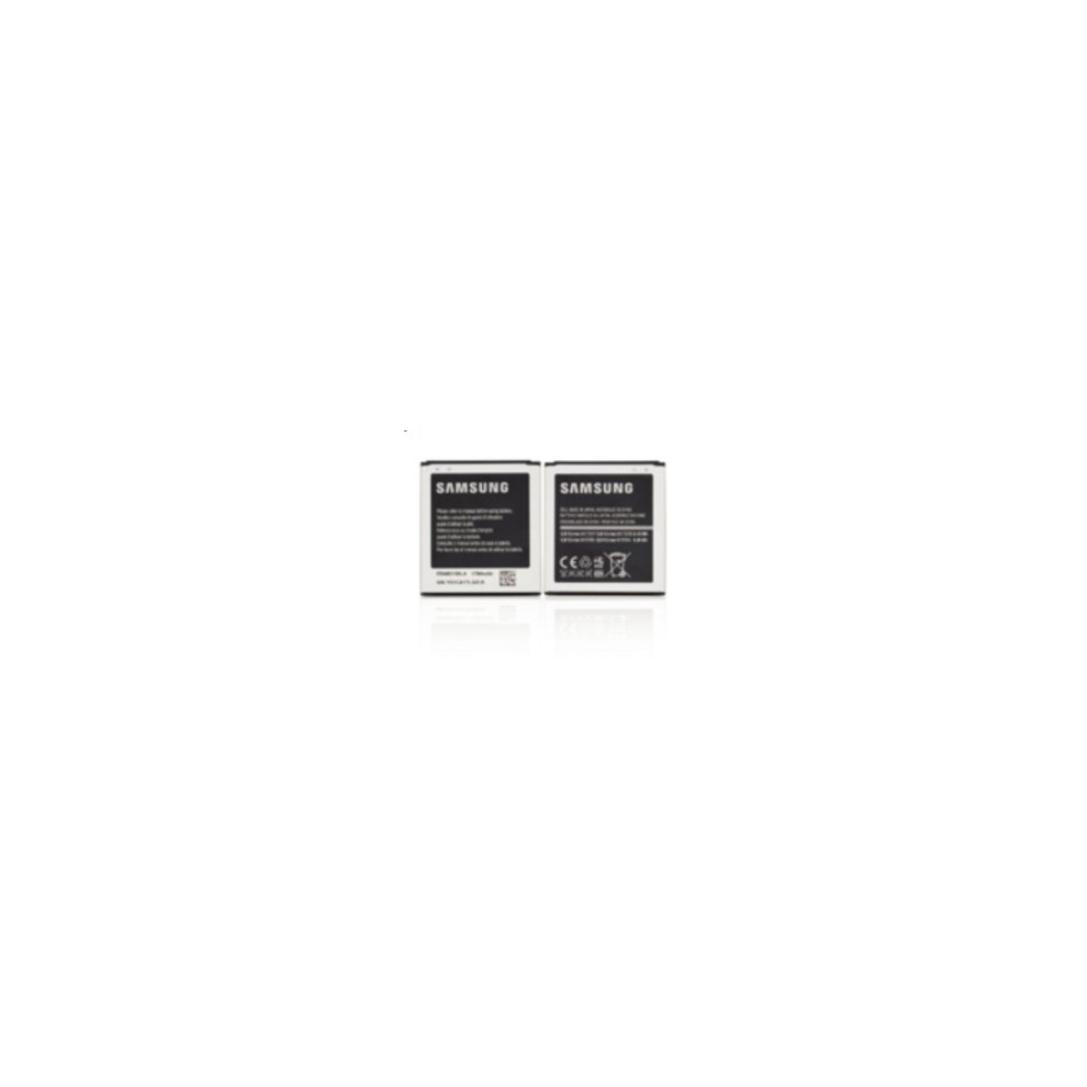 Black mobile phone spare part battery with a rectangular shape, featuring printed specifications and logos on both sides, designed for compatibility with Samsung devices.