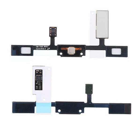Black circuit board with multiple connectors, a white rectangular component, and a small sensor, designed as a spare part for a tablet by CoreParts.