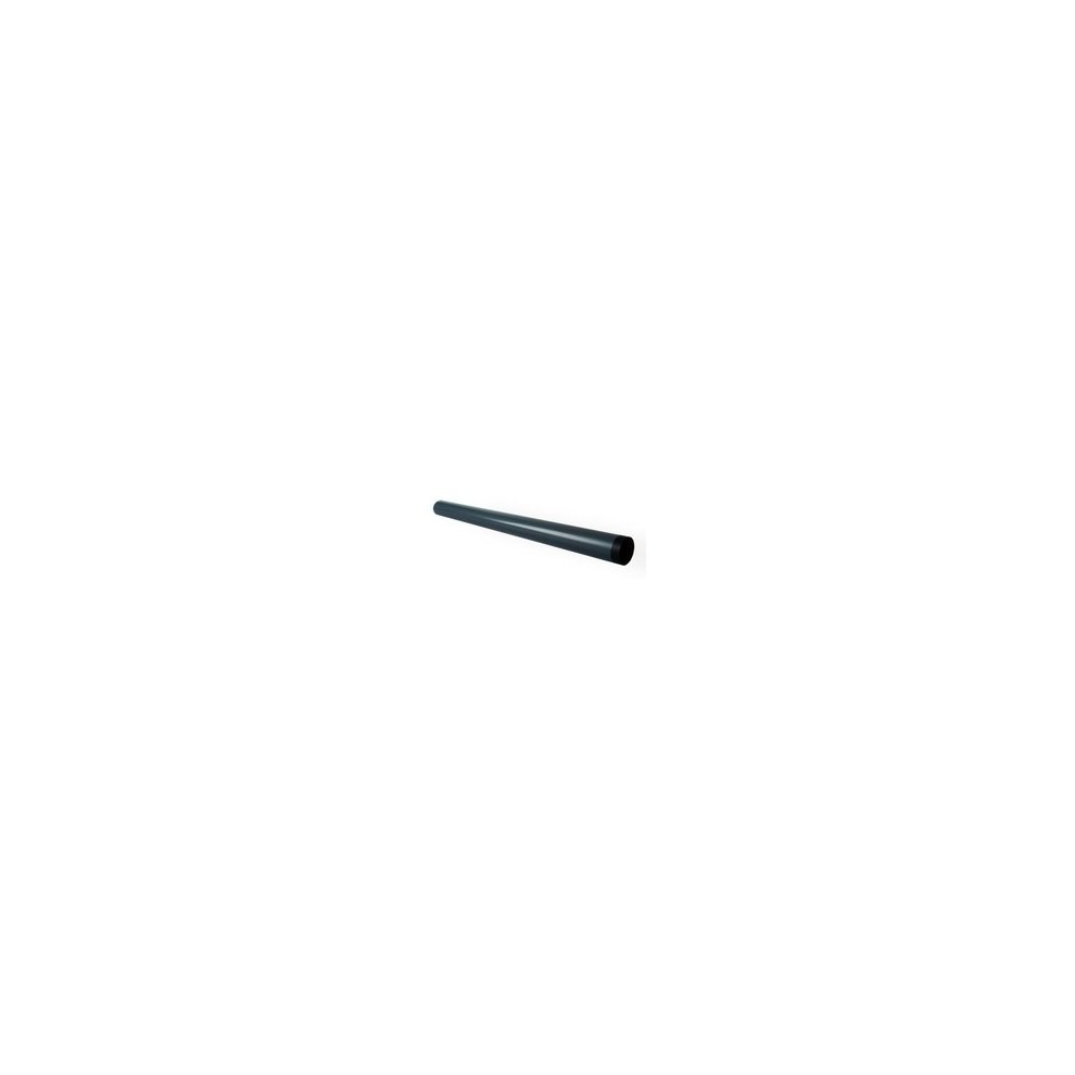 Black cylindrical fuser fixing film, designed as a spare part for printers and scanners, featuring a smooth, durable surface for efficient operation.