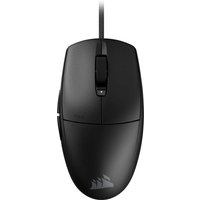 Black Corsair M55 gaming mouse, right-hand design, USB Type-A, optical sensor, 16000 DPI, with scroll wheel.