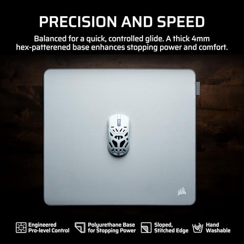 Corsair MM PRO Control Medium Esports-Tuned Cloth Mouse Pad - Gray - image 2