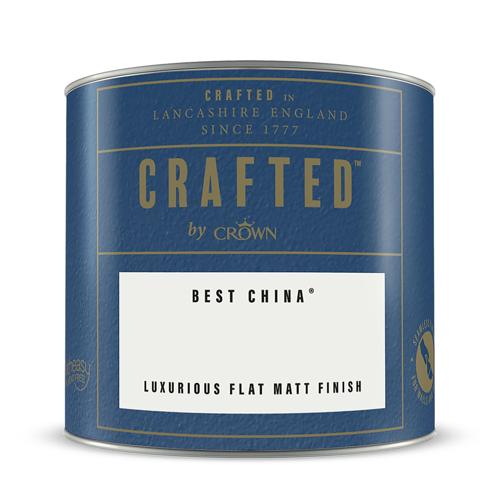 Crafted by Crown Luxurious Flat Matt Emulsion, Best China 125ml - image 4