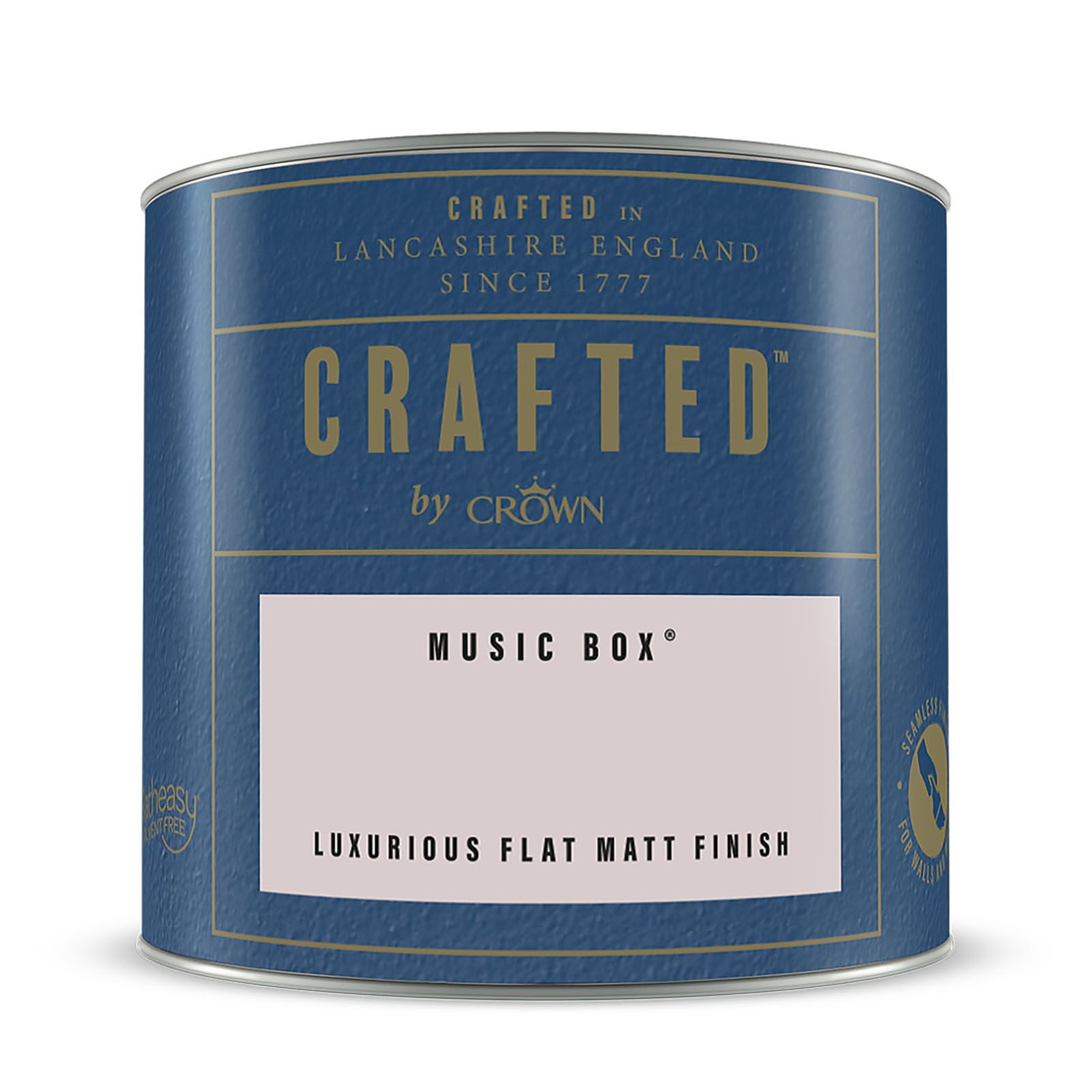 Crafted by Crown Luxurious Flat Matt Emulsion, Music Box 125ml - image 4