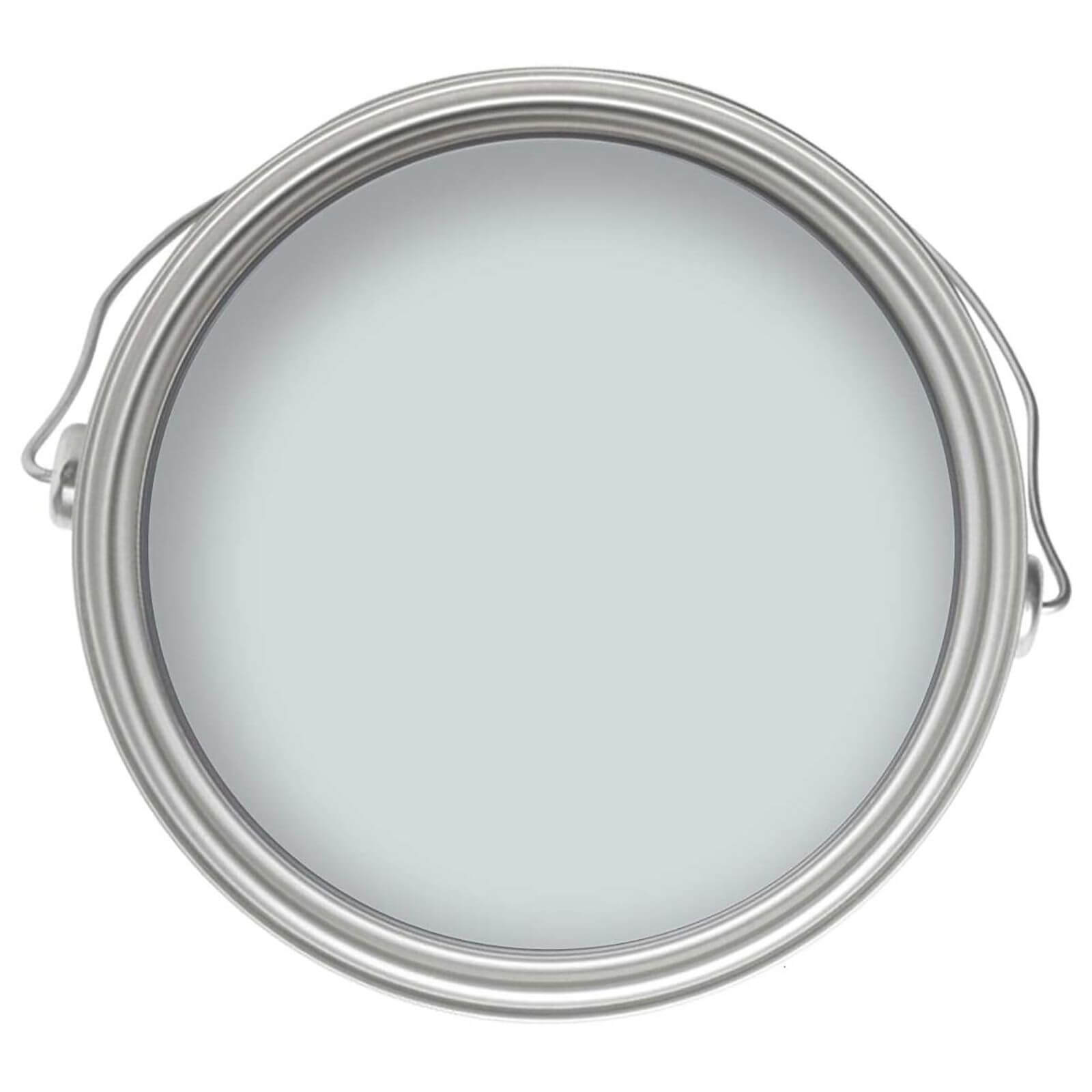 Round metal paint can with a silver finish, containing 1L of Craig and Rose 1829 Eggshell Paint in the color Esterhazy, featuring a durable, low-sheen surface for wood and metal.