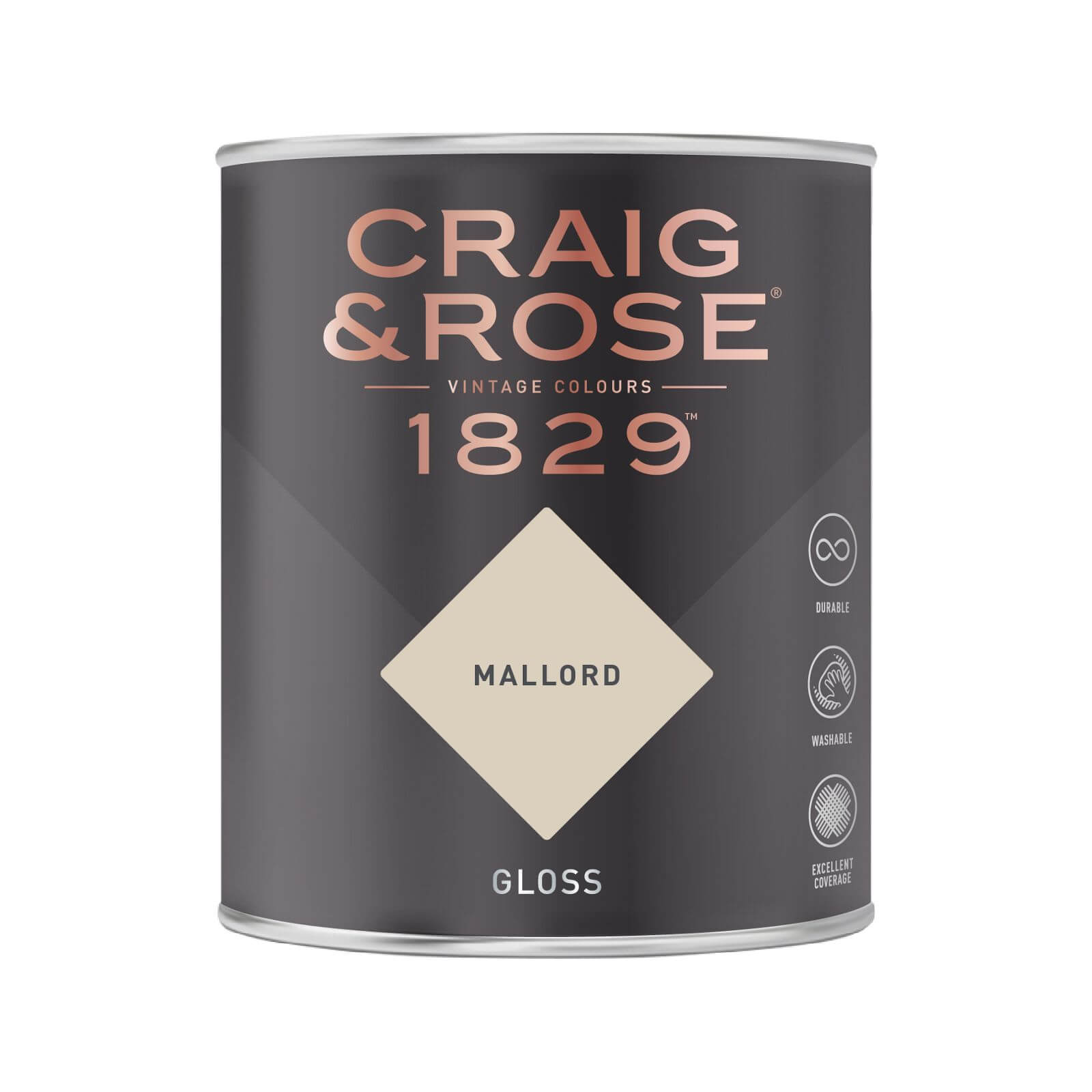 Craig and Rose 1829 Eggshell Paint, Mallord 1L | Durable, Low-Sheen Finish for Wood and Metal, Interior Use - image 3