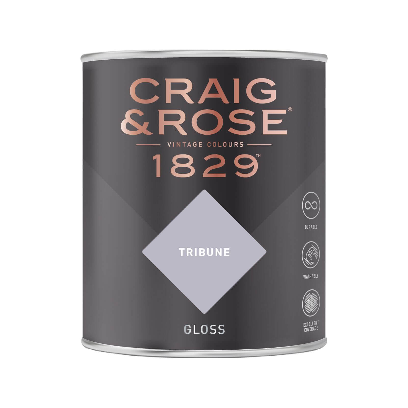 Craig and Rose 1829 Eggshell Paint, Tribune 1L | Durable, Low-Sheen Finish for Wood and Metal, Interior Use - image 2
