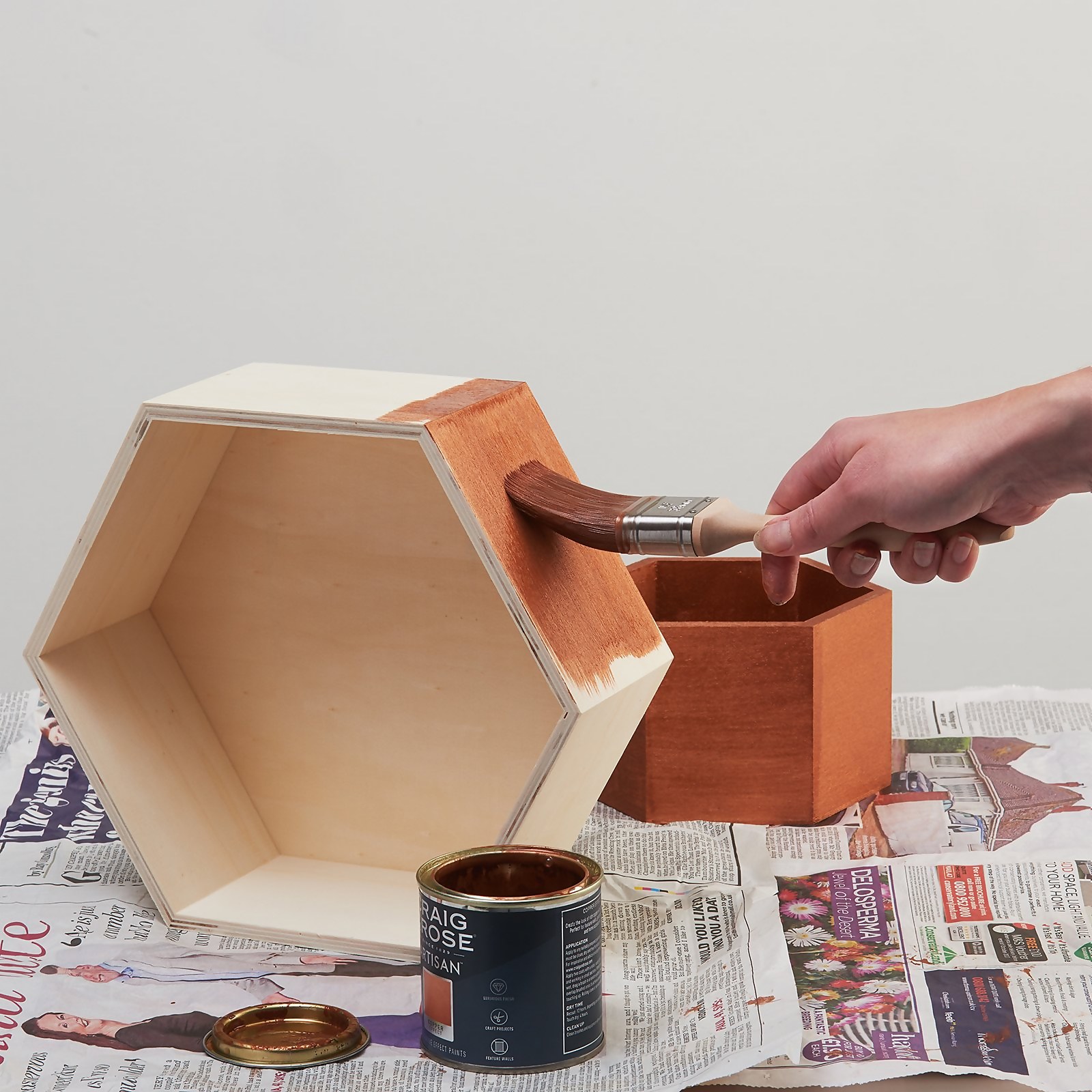 Craig and Rose Artisan Copper Effect 250ml | Interior and Exterior Copper Effect Paint - image 3