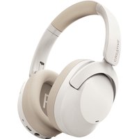 Cream Creative Labs Zen Hybrid 2 headset, over-ear, headband style, wired/wireless, USB Type-C, Bluetooth connectivity.