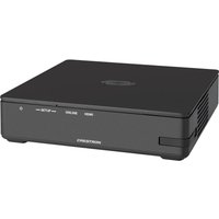 Black Crestron AM-3000-WF-I wireless presentation system with HDMI port, compact rectangular design, and vented sides.