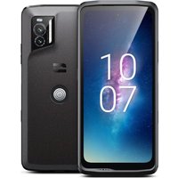Black Crosscall STELLAR-X5s smartphone, 6.5" screen, dual rear cameras, USB Type-C port, rugged design.