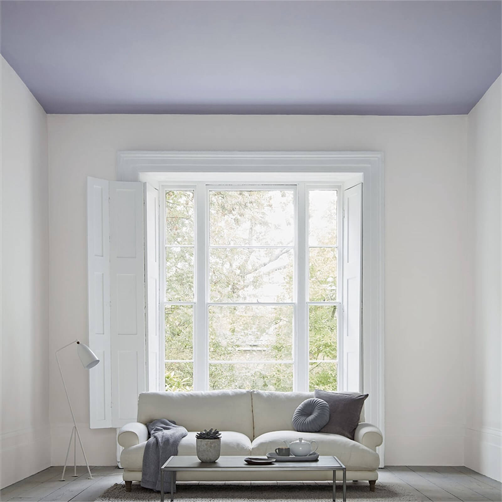 Crown Breatheasy Walls & Ceilings Chalky White Silk Emulsion Paint 2.5L - image 2