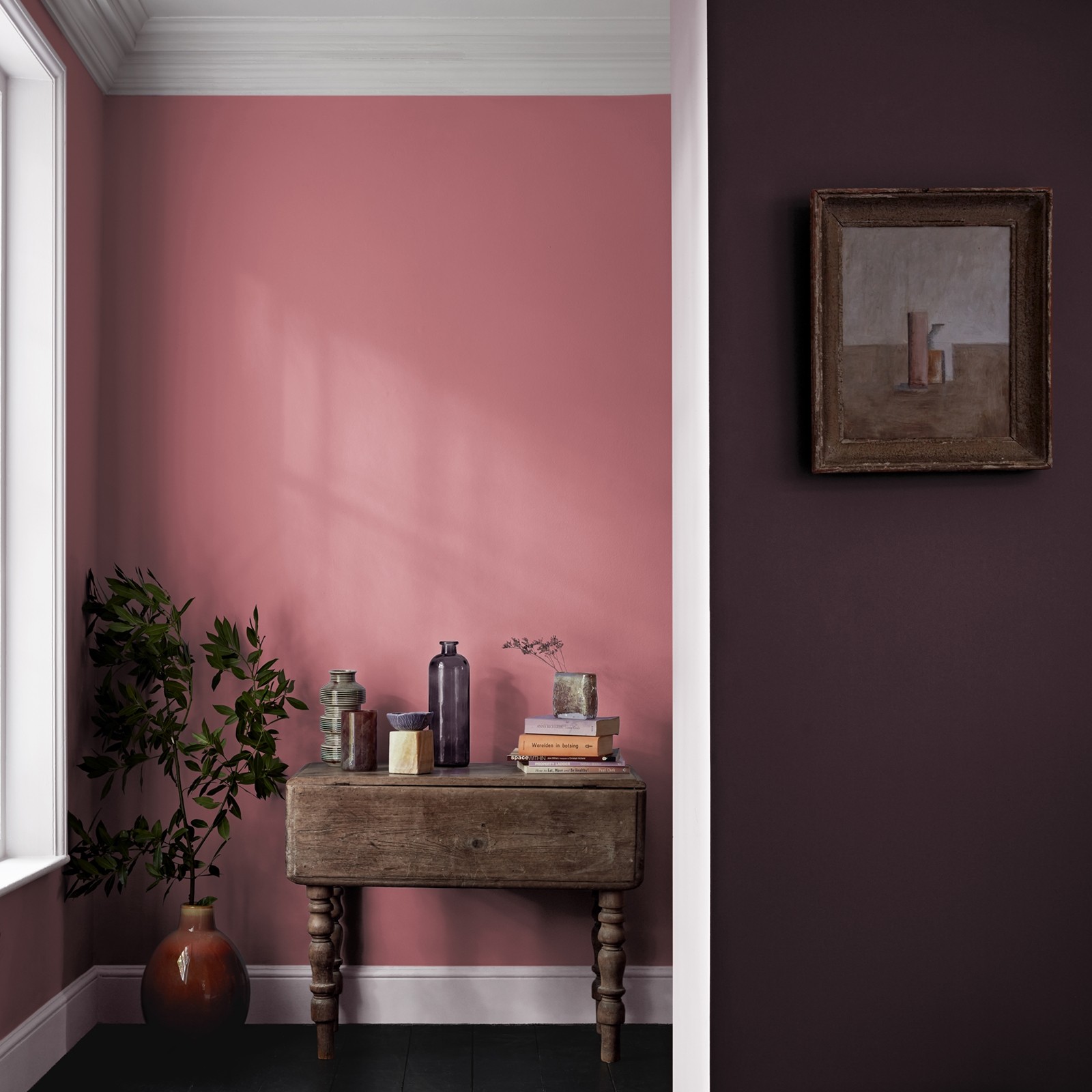 Crown Easyclean Rhubarb Rose Matt Emulsion Paint 2.5L - image 2
