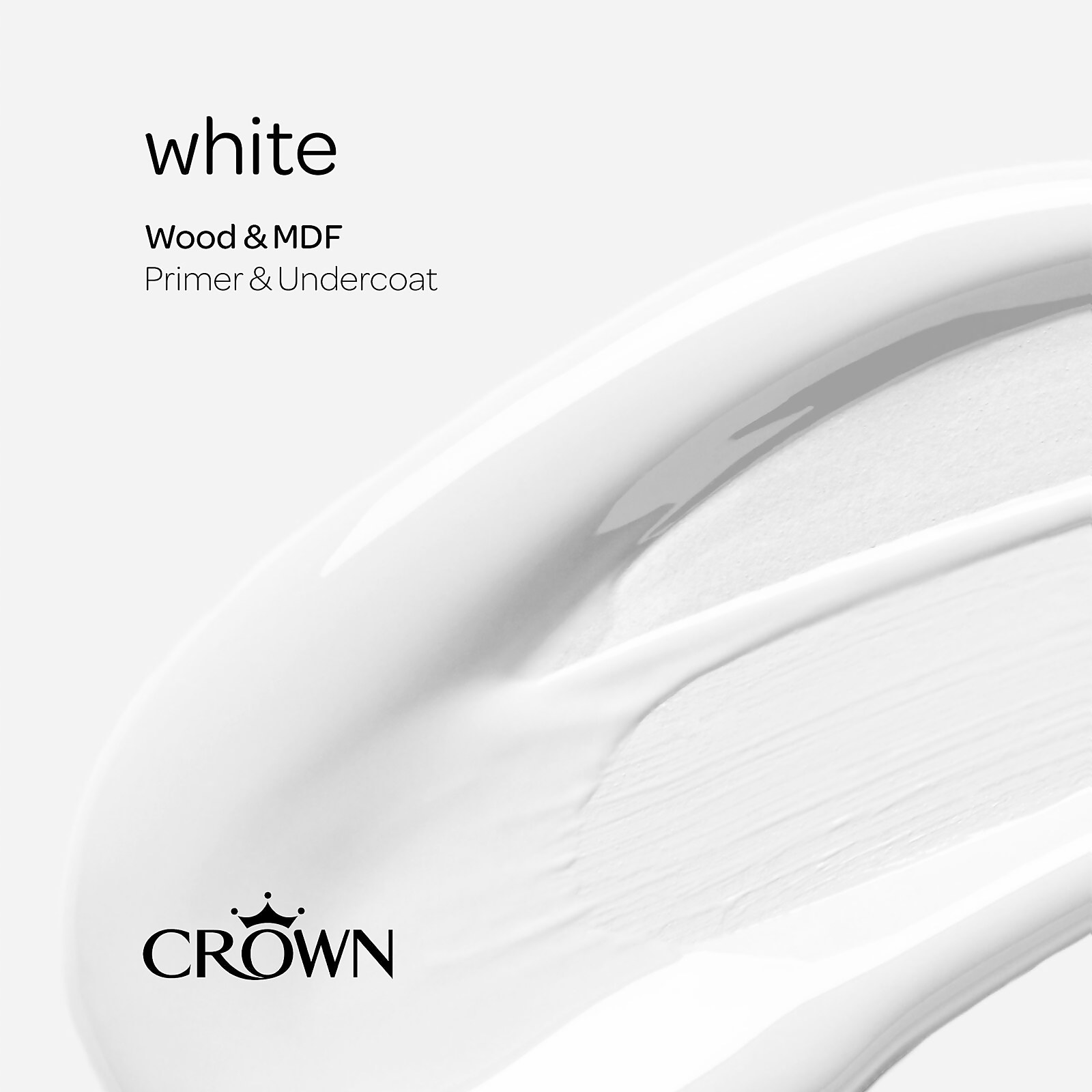 Crown Wood and MDF Primer and Undercoat, White 2.5L - image 4