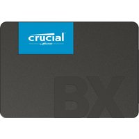 Black Crucial BX500 240GB 2.5" SSD with blue label and bold BX branding in bottom right corner.