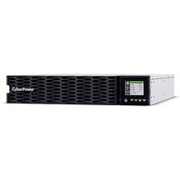 Black CyberPower OL6KERTHD UPS with vented front panel and LCD display on the right side
