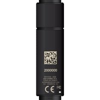 Black DataLocker Sentry One 16GB flash drive with FIPS 140-2 Level 3 encryption, QR code, and certification markings.