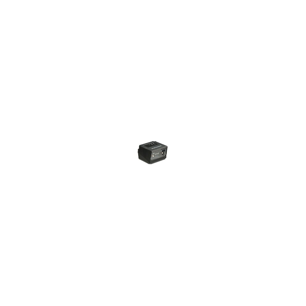 Black Datalogic 90ACC0169 barcode reader accessory featuring a compact design with multiple ports for connectivity.