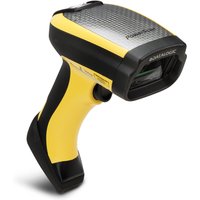 Yellow and black Datalogic PowerScan PD9531 handheld barcode reader with ergonomic grip and photo diode scanner.