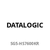 Black strap labeled "DATALOGIC" with model number "SG5-HS7600KR," designed for secure attachment and durability in various applications.