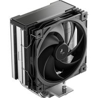 Black DeepCool AG400 G2 processor air cooler with 12 cm fan, sleek fins, and compact design.