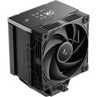 Black DeepCool AK700 Digital NYX air cooler with 12 cm fan and digital display on top.