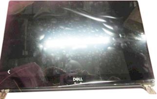 DELL 13.3-inch FHD touchscreen LCD with a sleek black glass surface and a minimalistic design, featuring the Dell logo at the bottom center.