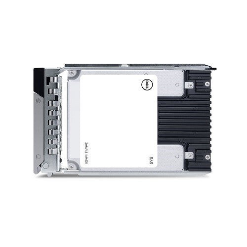 DELL 345-BGSQ Internal Solid State Drive, 960 GB, 2.5", featuring a silver and black metal casing with a sleek design and SATA interface.